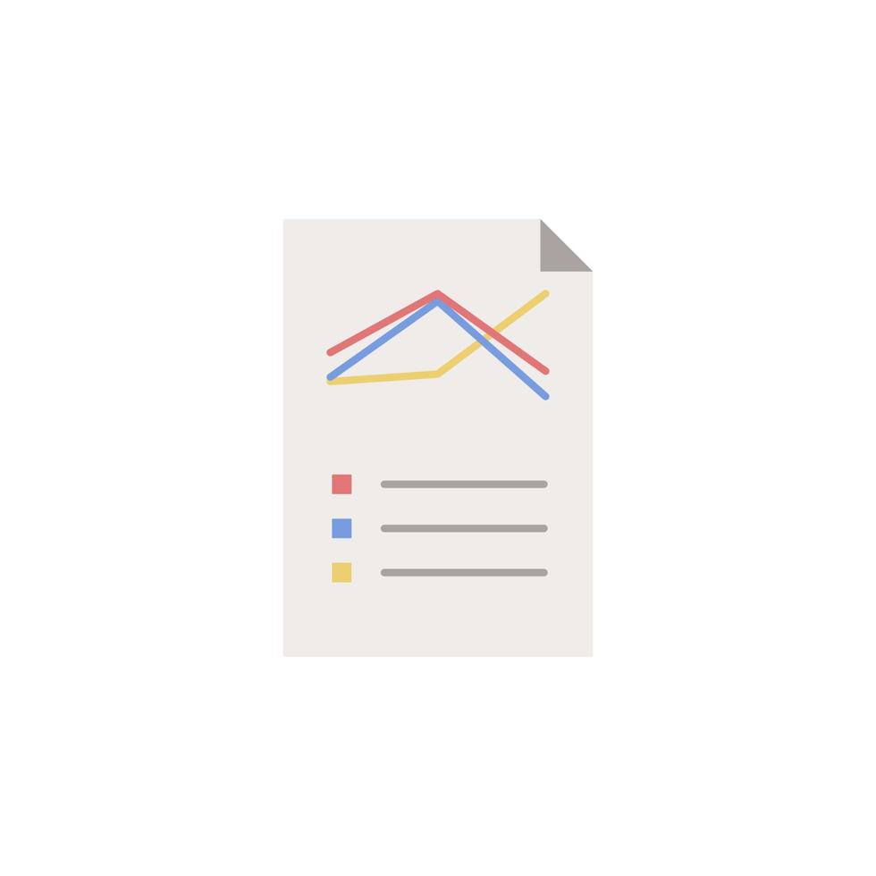 business charts vector icon