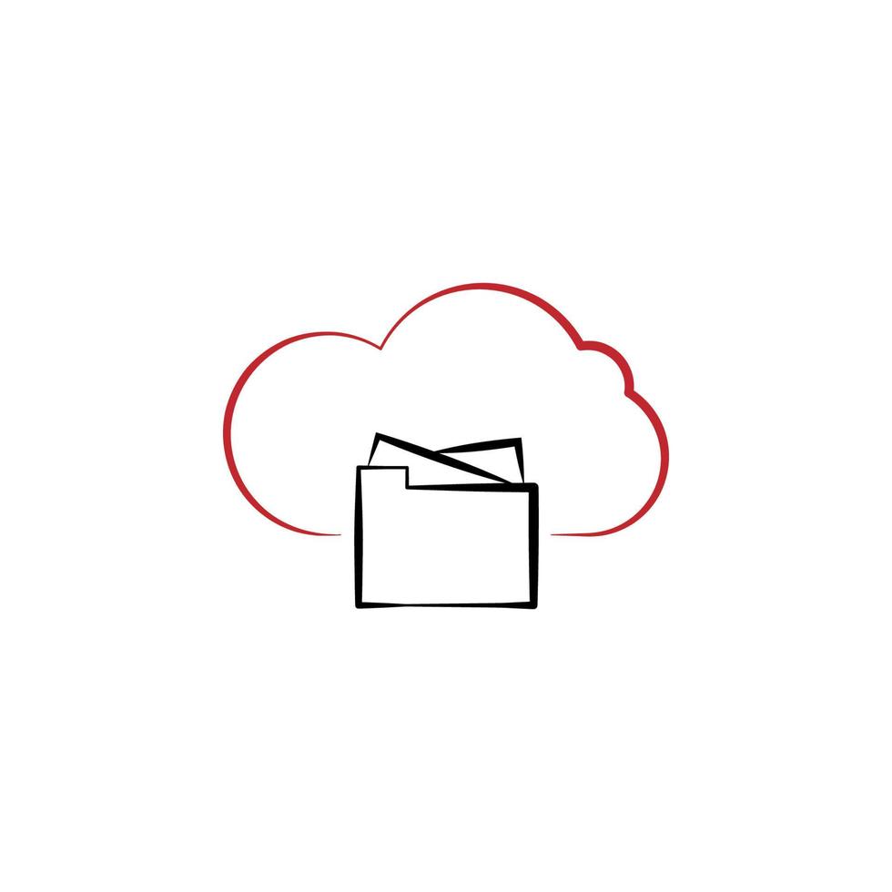 Cloud upload vector icon