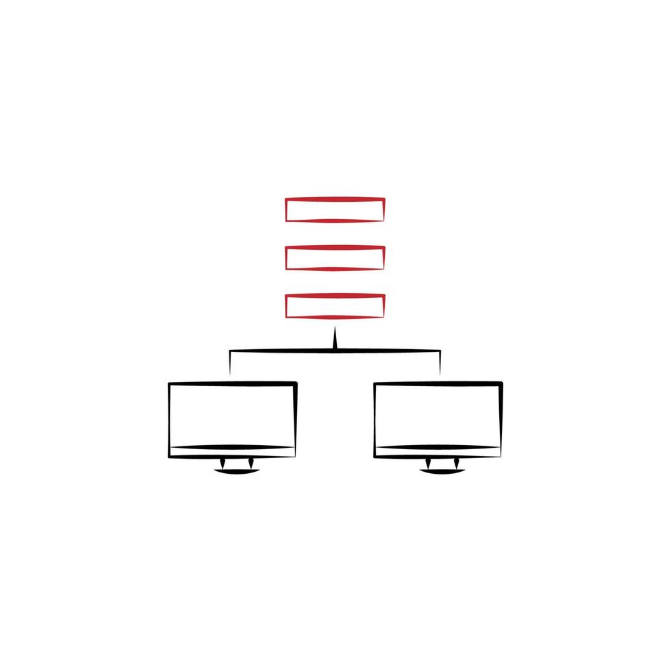 Database vector icon