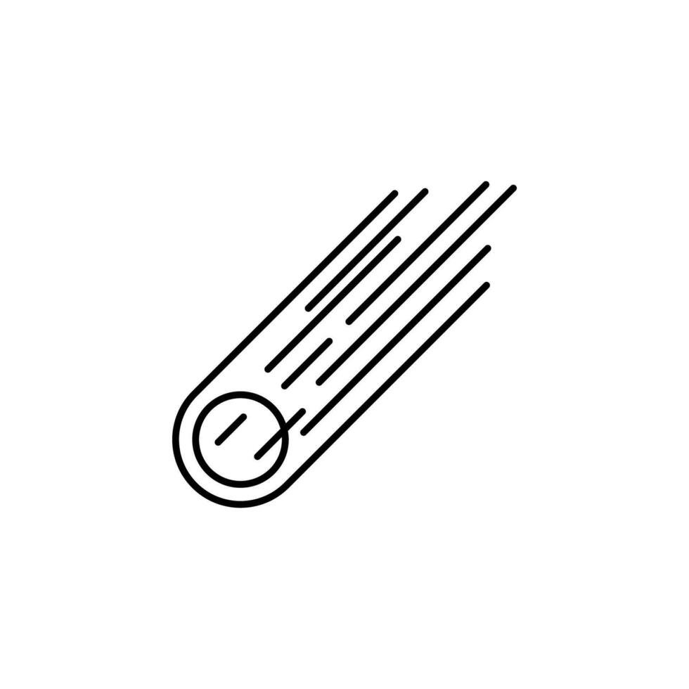meteorite vector icon