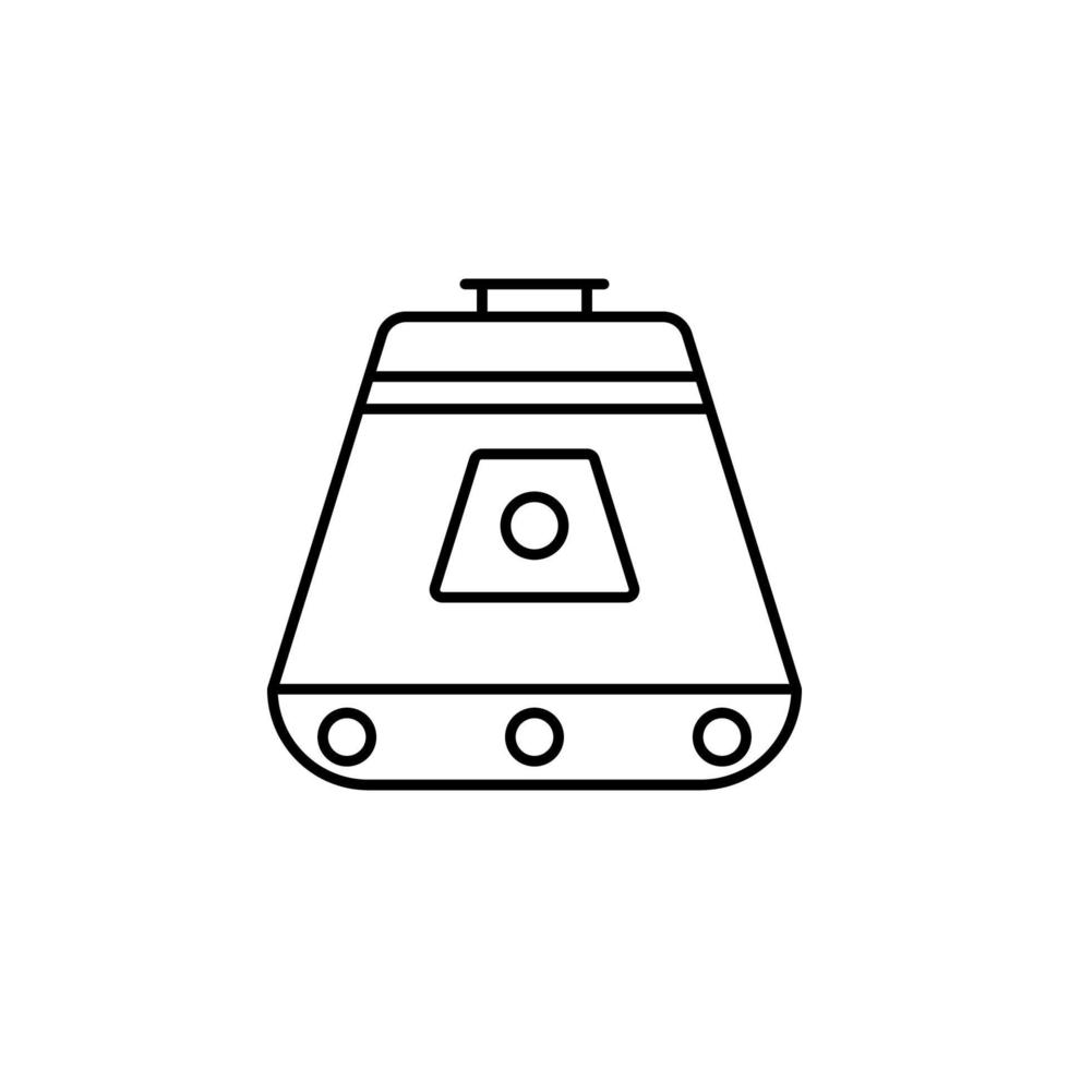 spaceship vector icon