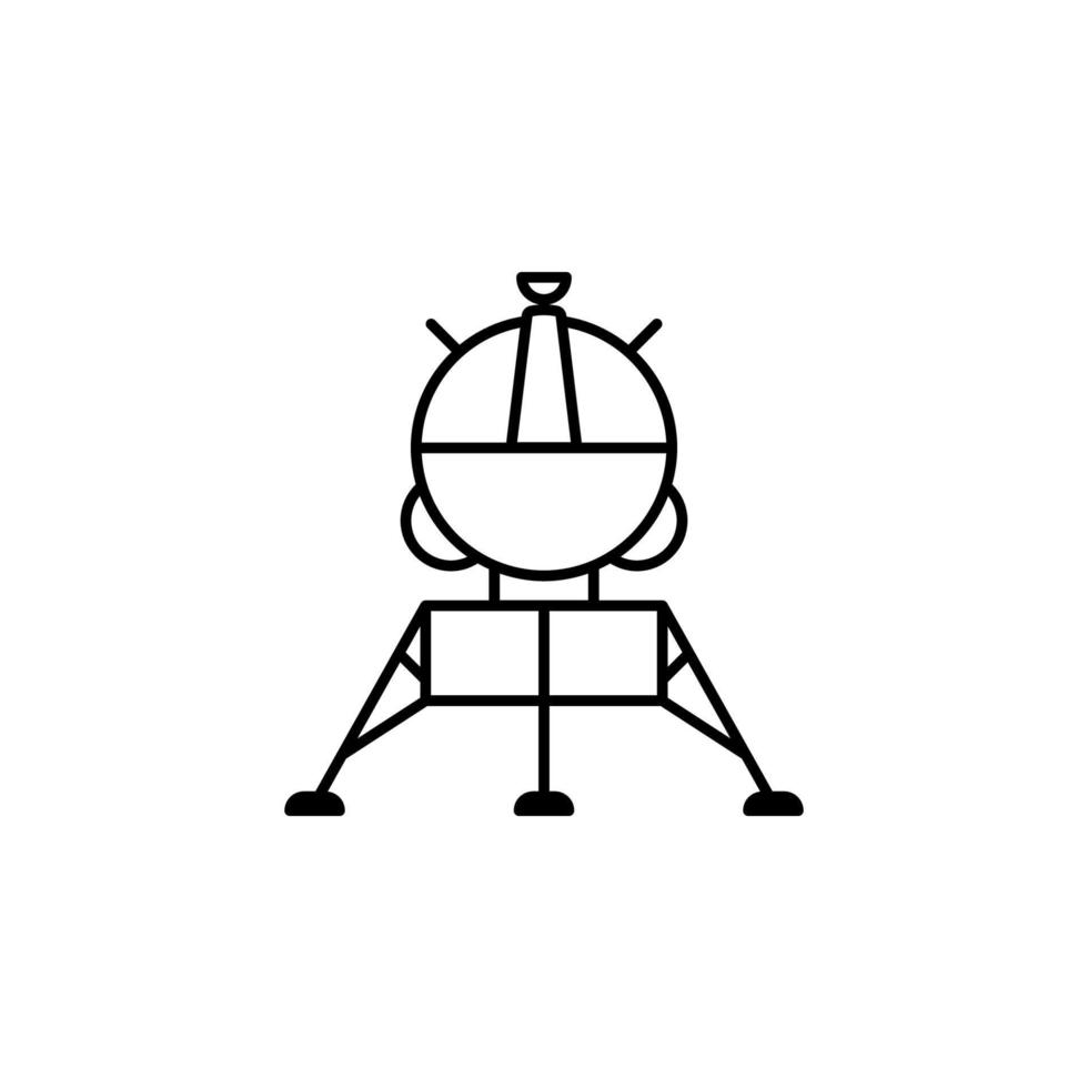 planetary station vector icon