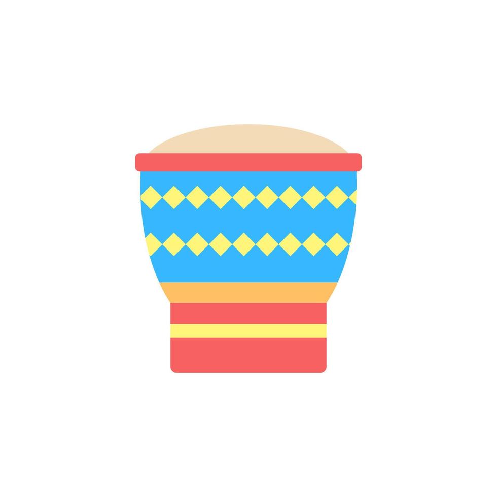 bongo color vector icono