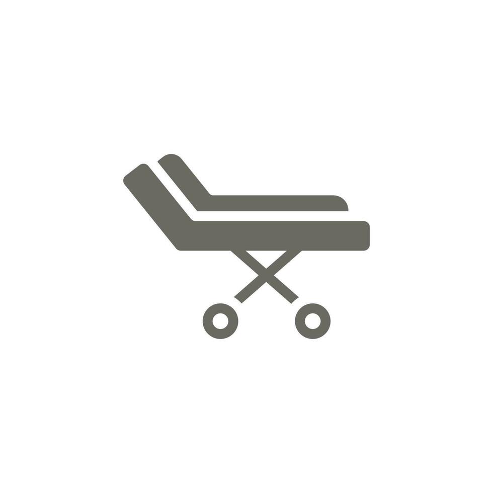 Stretcher vector icon