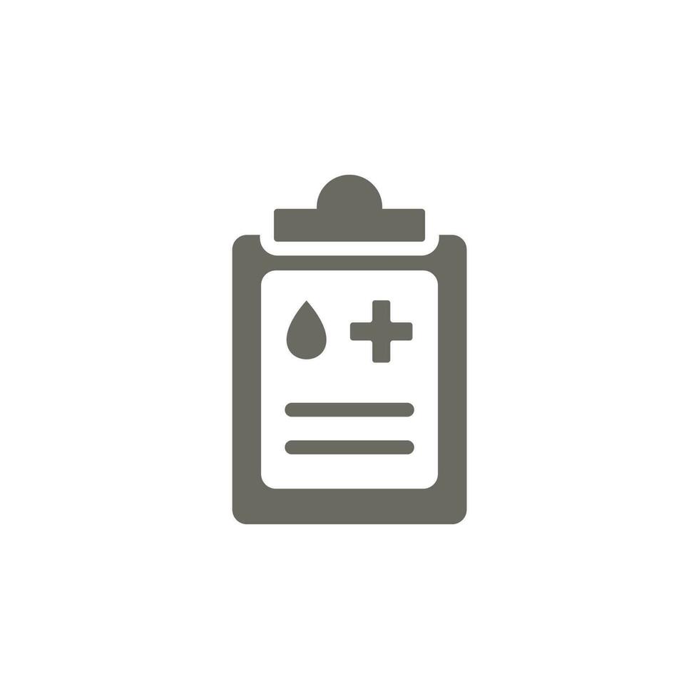 Health report vector icon