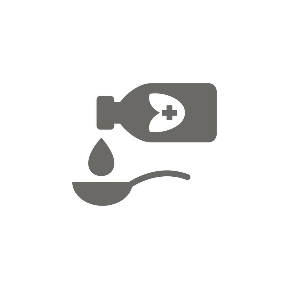 Cough Syrup vector icon