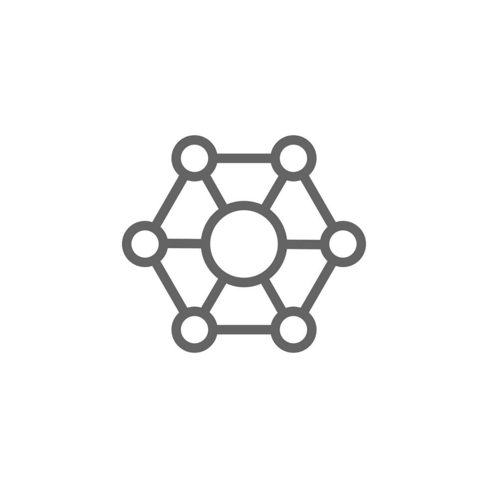 Molecular, biology vector icon