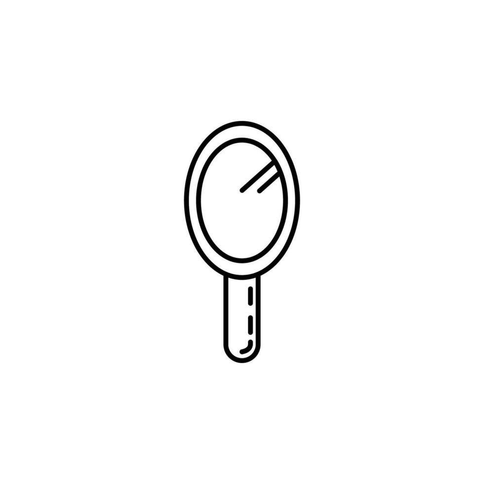 hand mirror vector icon