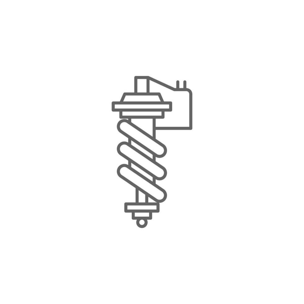 Spare part, car vector icon