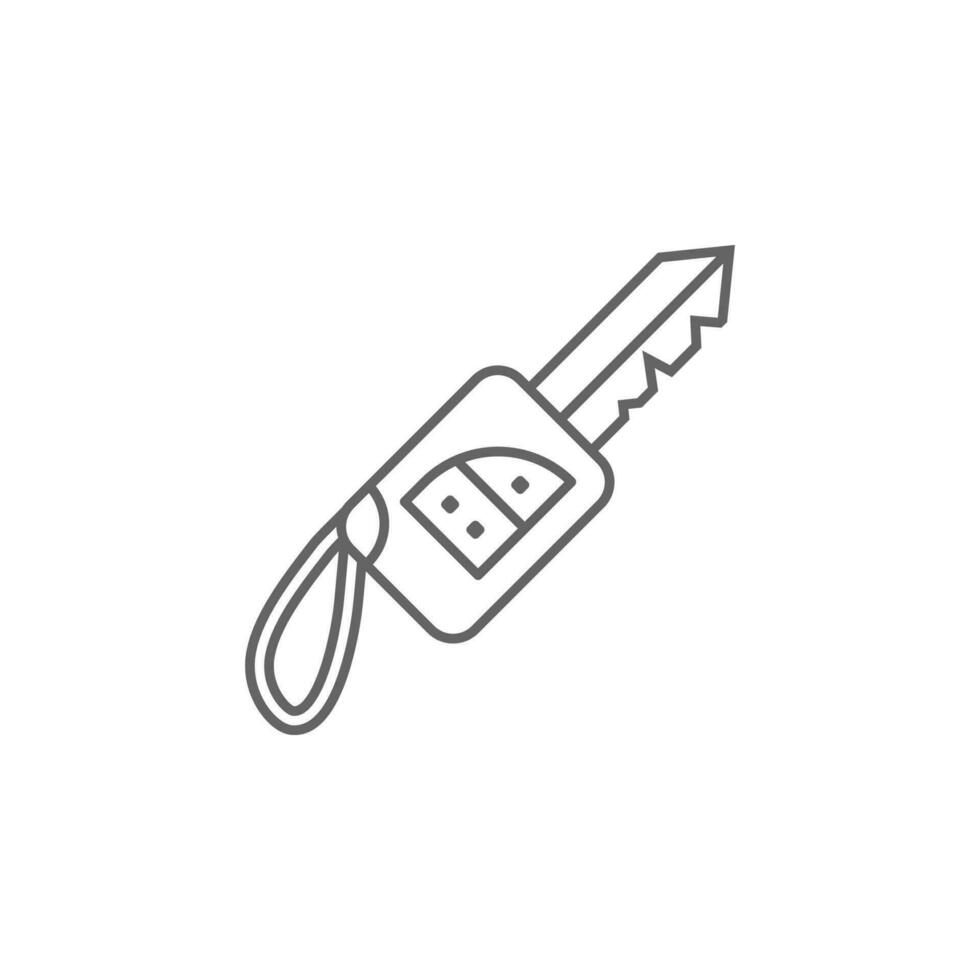 Car key, car vector icon