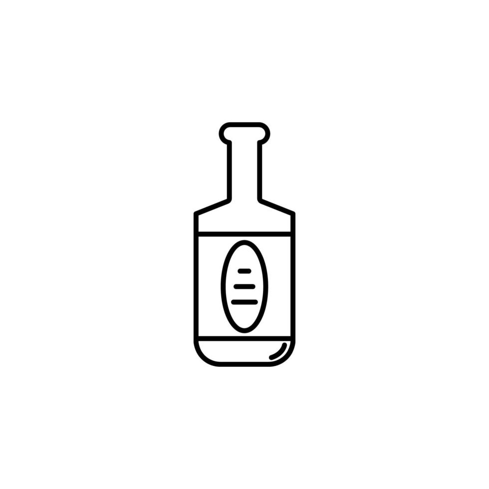 bottle of tequila vector icon