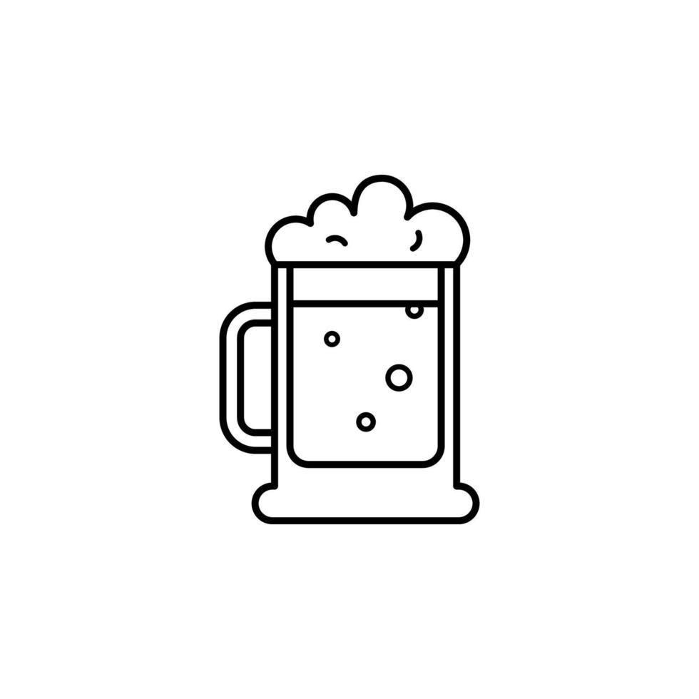 beer mug vector icon