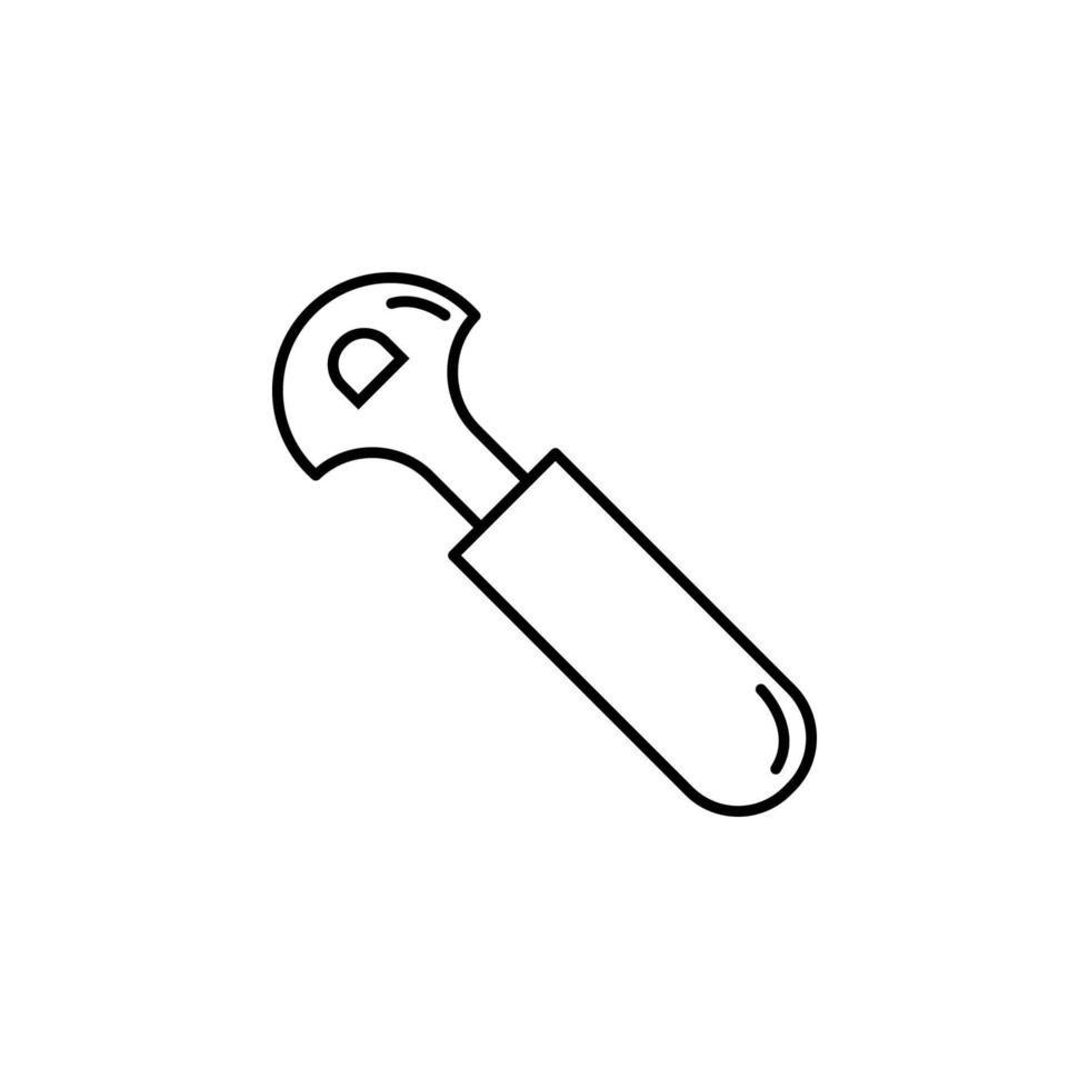 Pizza knife vector icon
