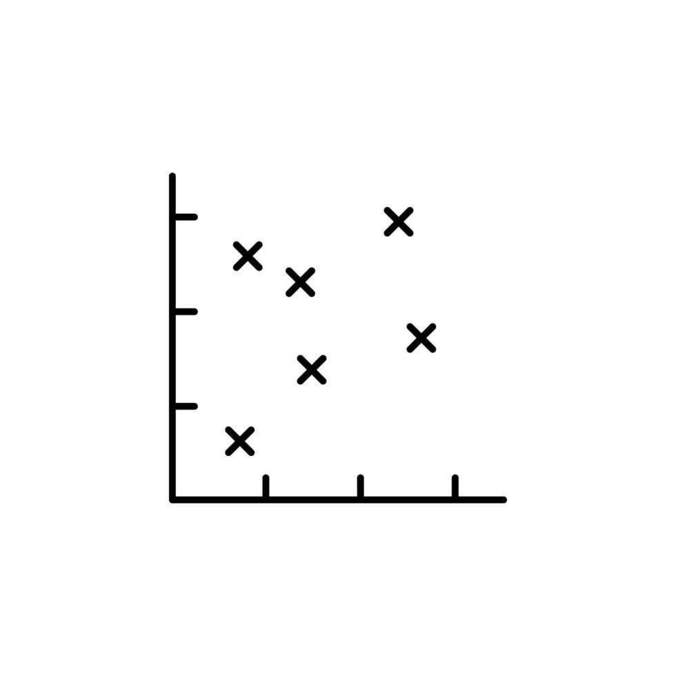 stock chart line vector icon