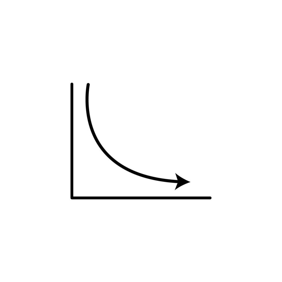 encapotado flecha gráfico línea vector icono