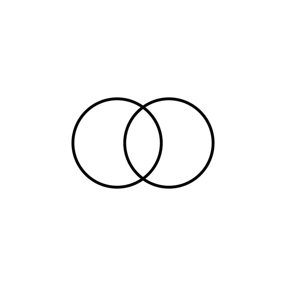 circles chart line vector icon
