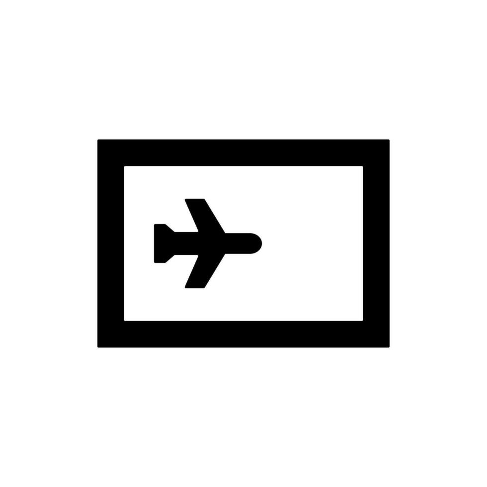 travel card vector icon