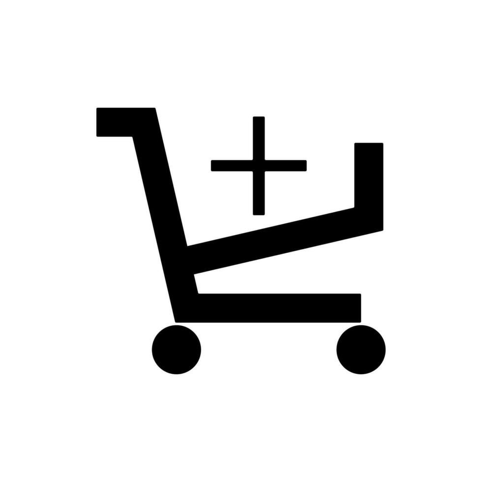 Add, cart vector icon