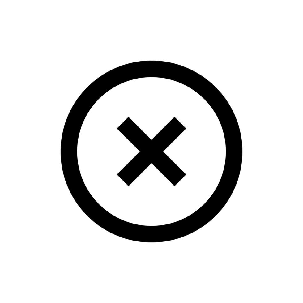 Delete alarm vector icon