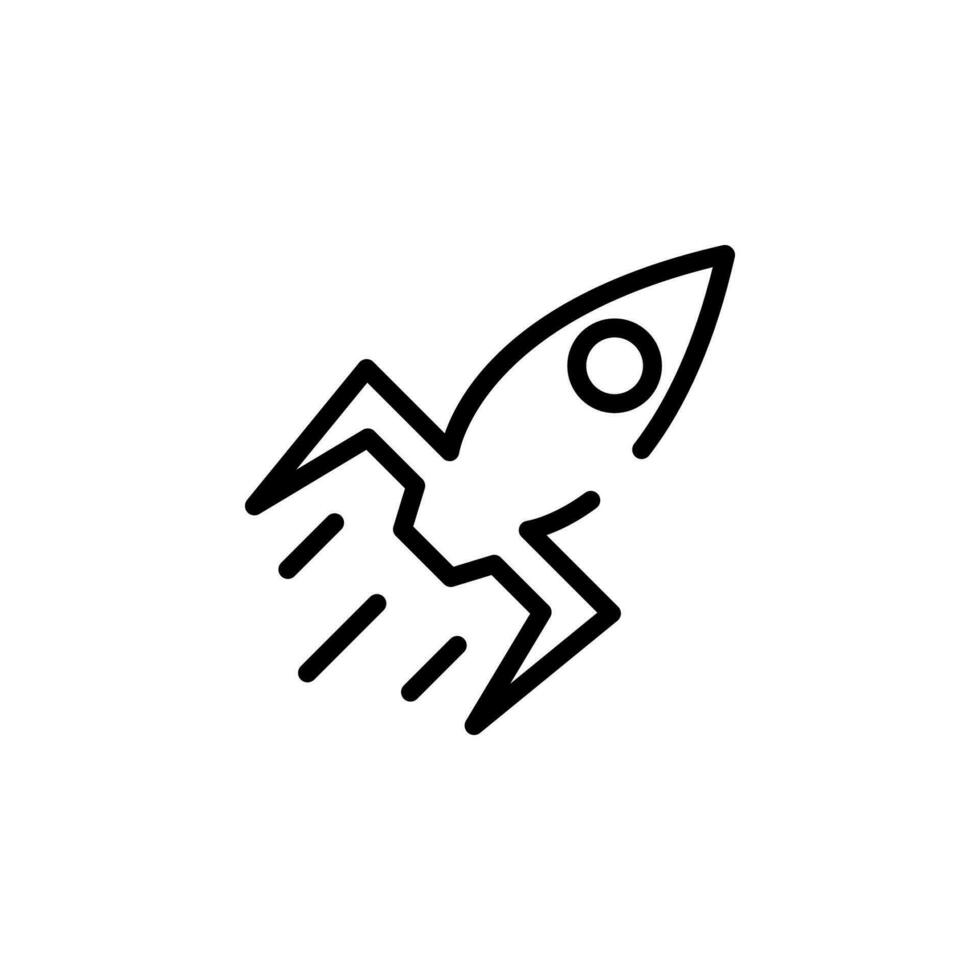 rocket vector icon