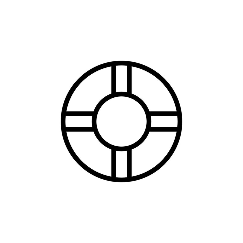 Lifebuoy vector icon