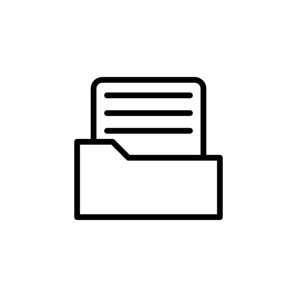 folder documents vector icon