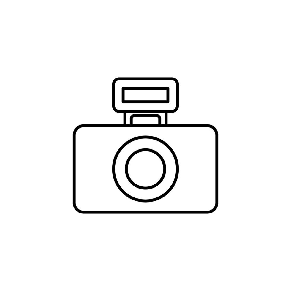 camera flash vector icon