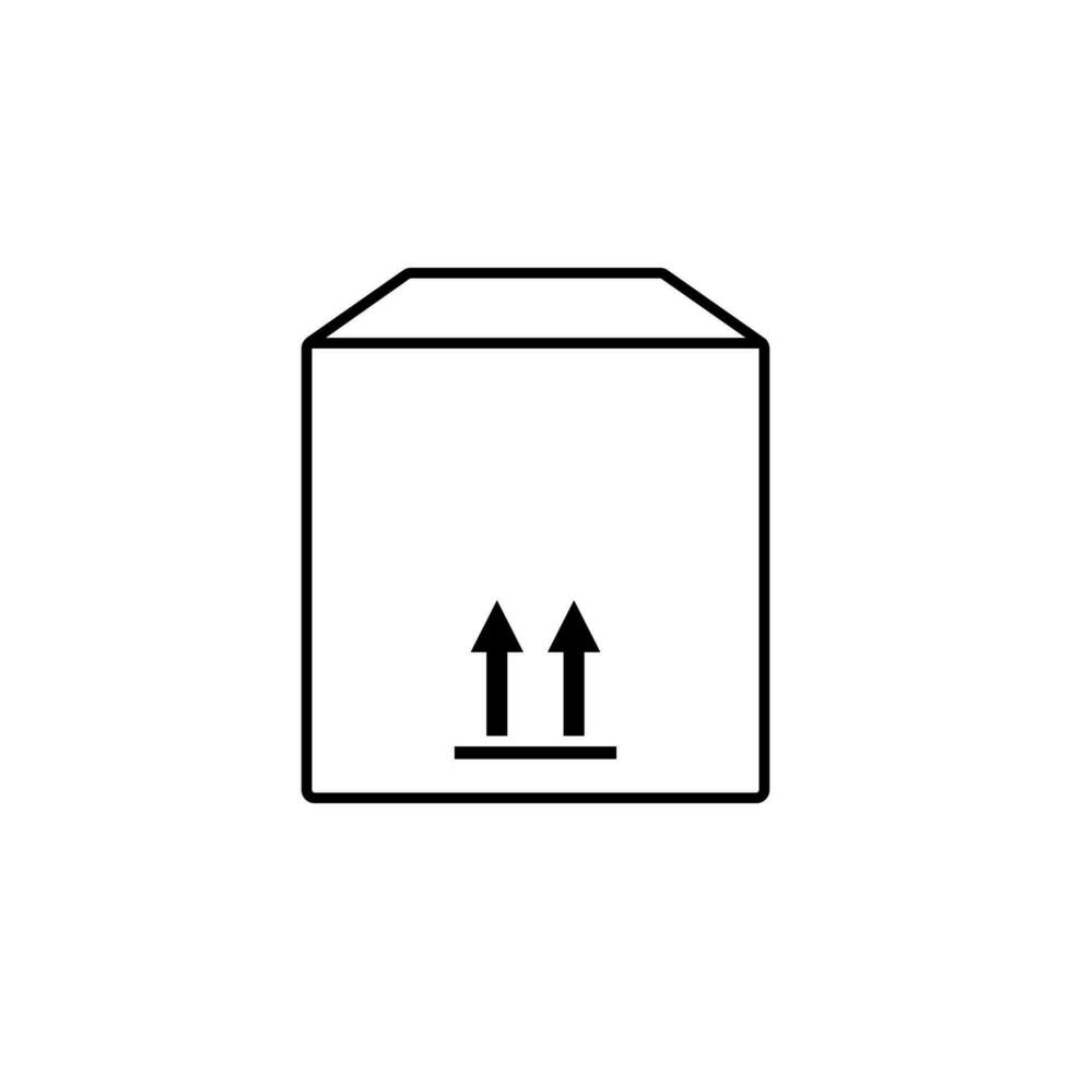 box commodity vector icon