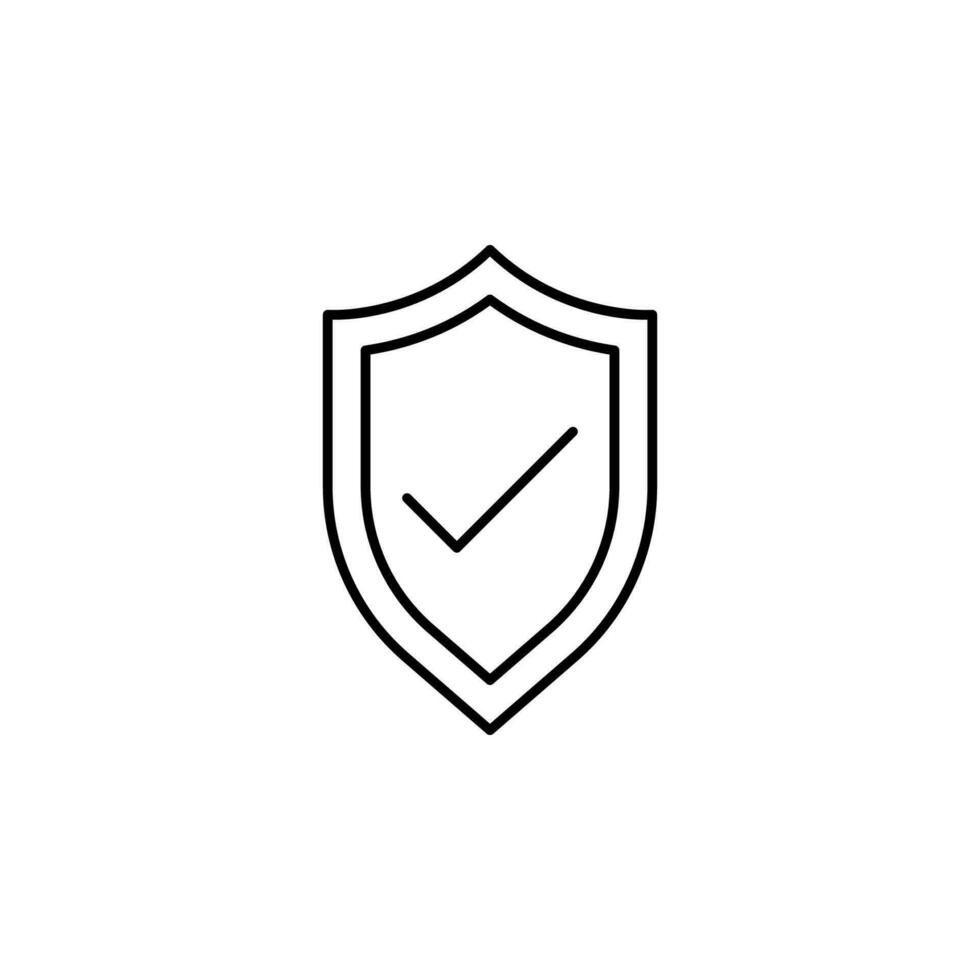 check shield vector icon