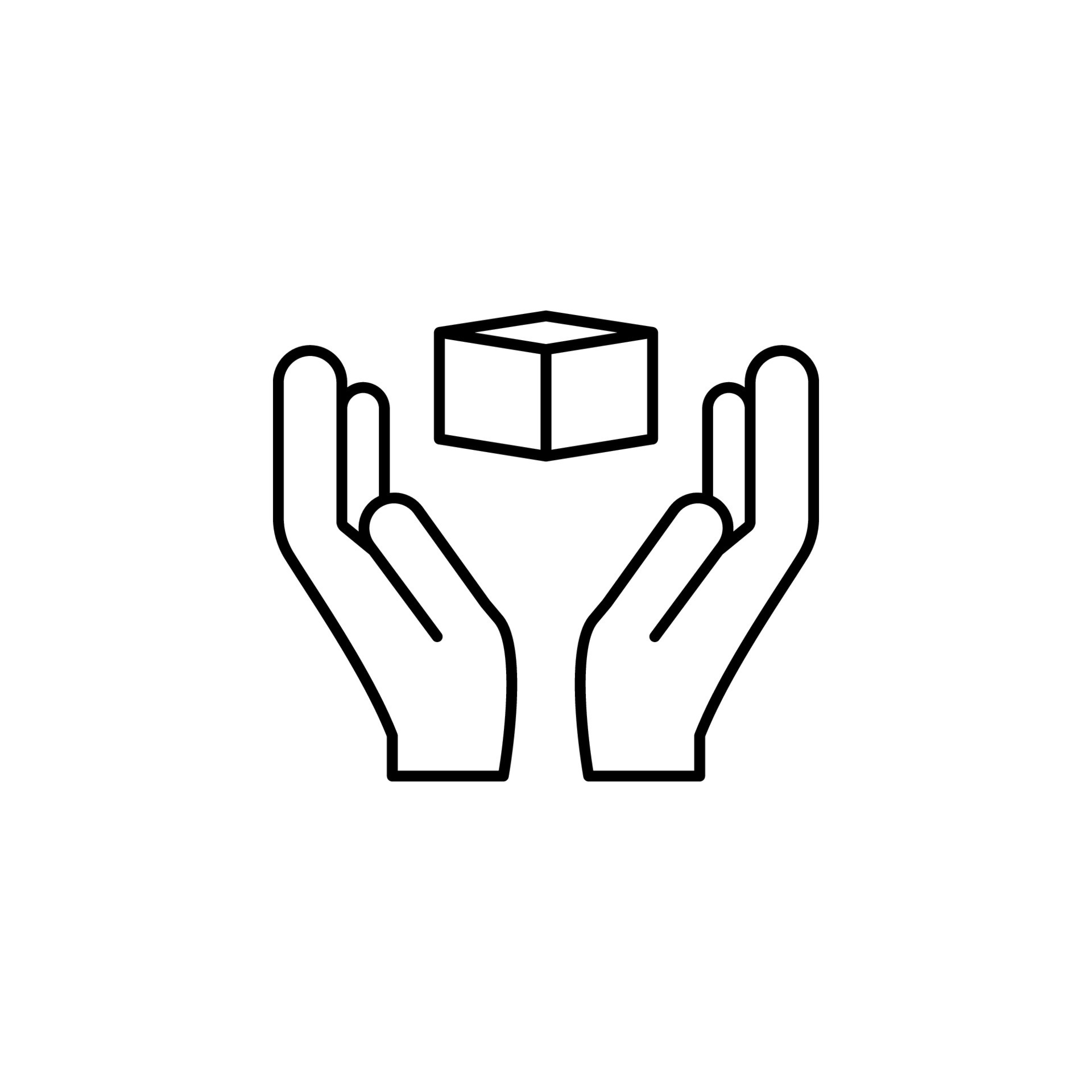 Hand delivery vector icon 22767410 Vector Art at Vecteezy