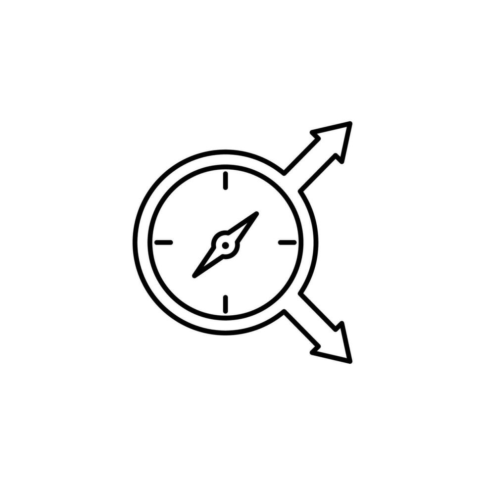 compass direction vector icon