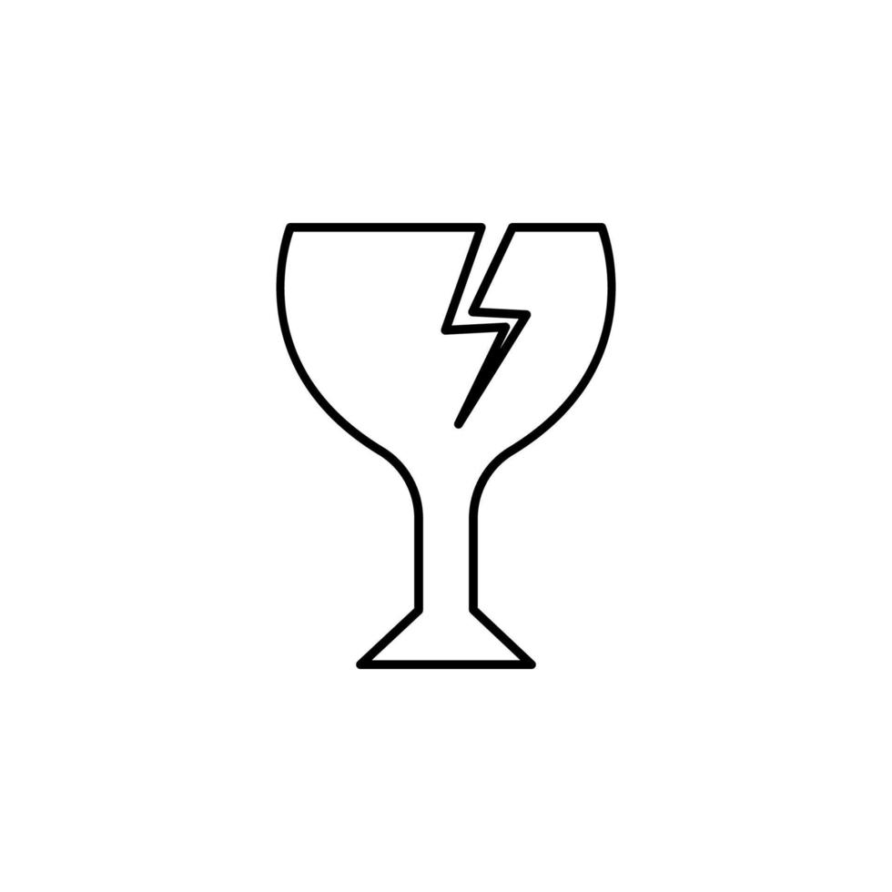 broken vector icon