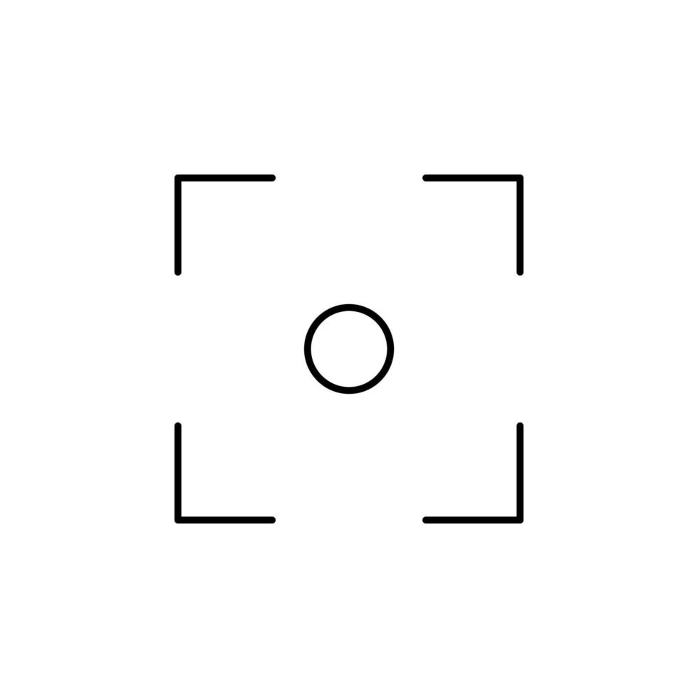 focus vector icon
