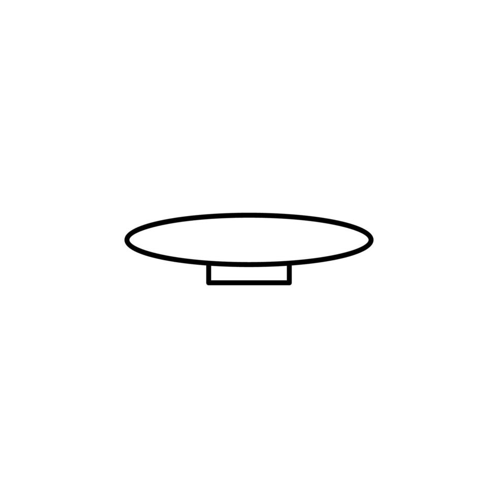 round table vector icon