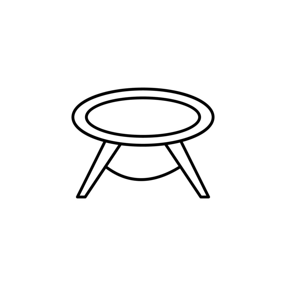 round table vector icon