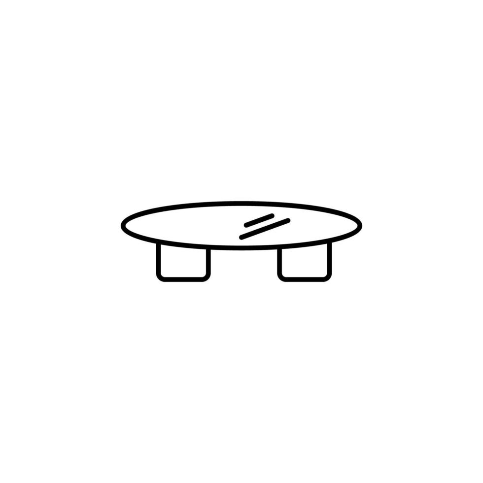 bistro table vector icon