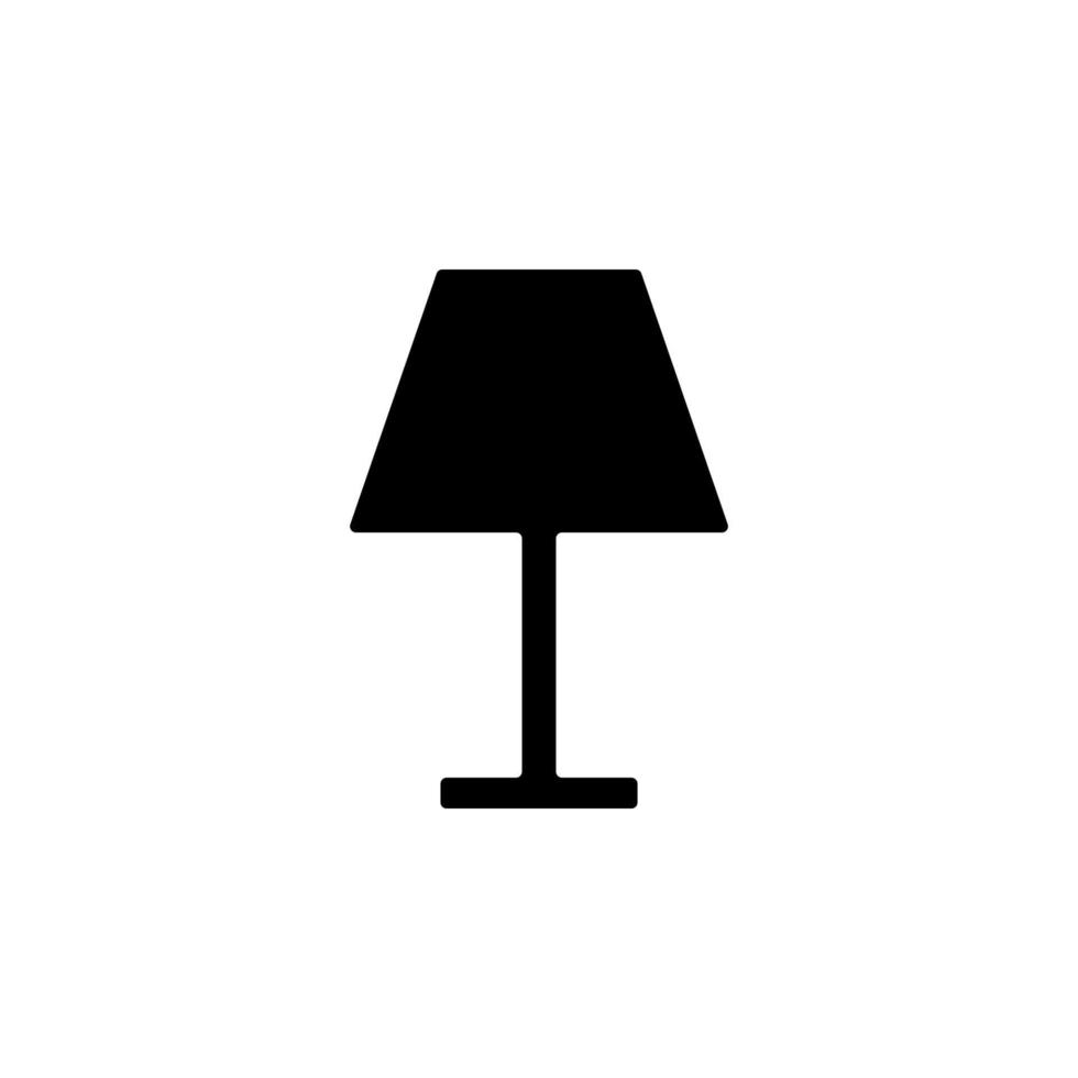 table light glyph vector icon