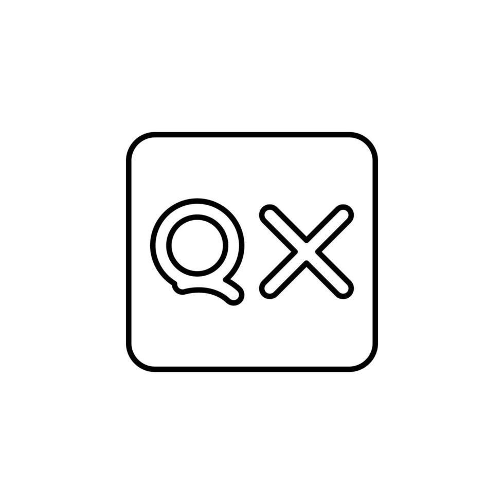editorial, quark vector icon