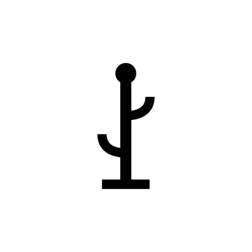 hanger glyph vector icon