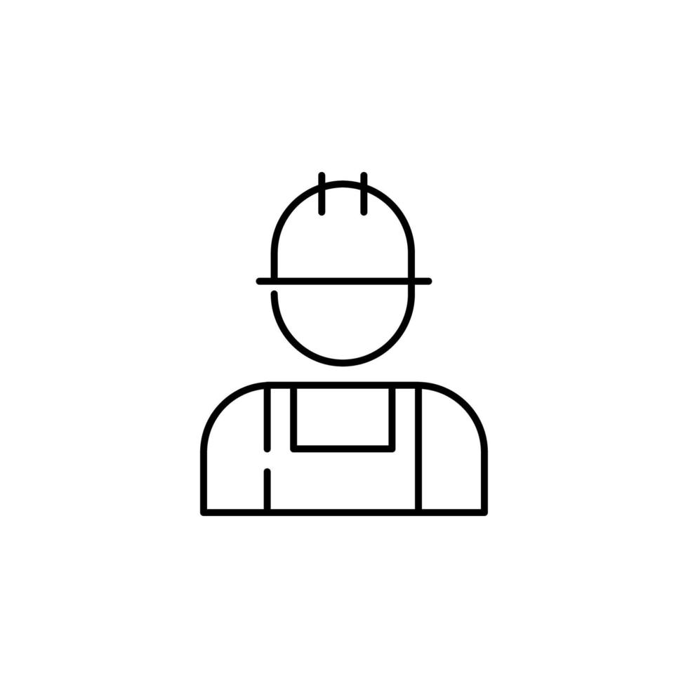 worker, master vector icon