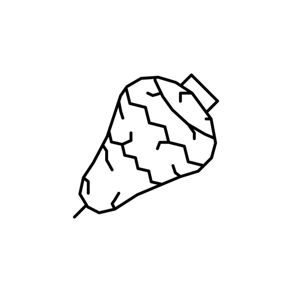Spinning top, toy vector icon