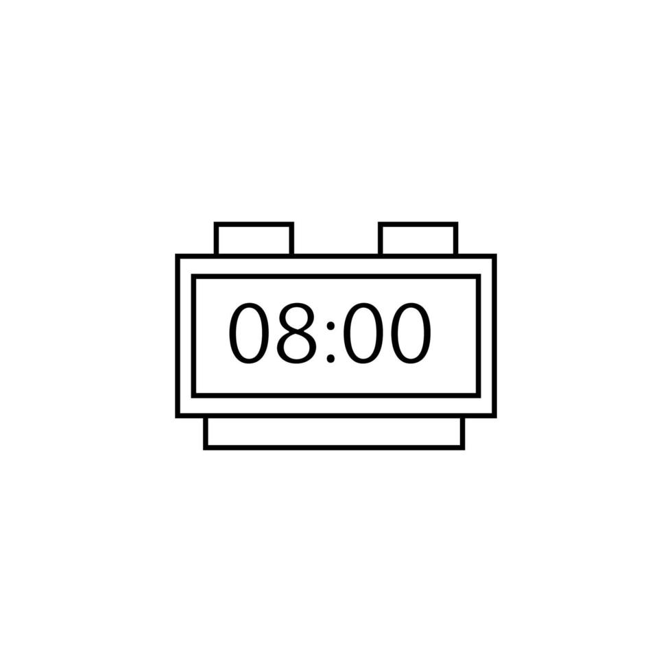 Clock, time, alarm vector icon