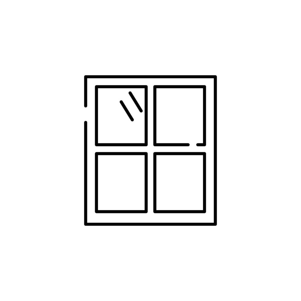 window, glass vector icon