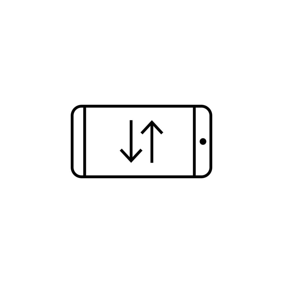 phone replacement vector icon