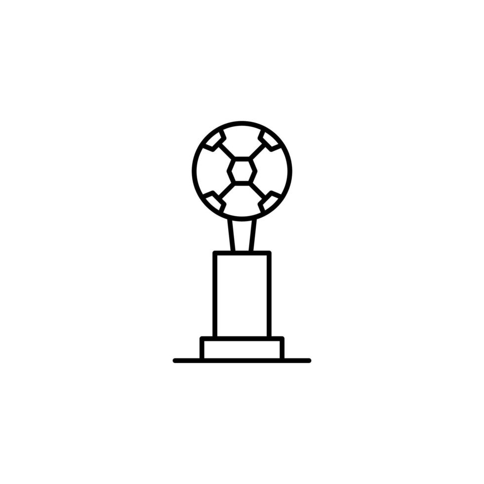 soccer cup vector icon