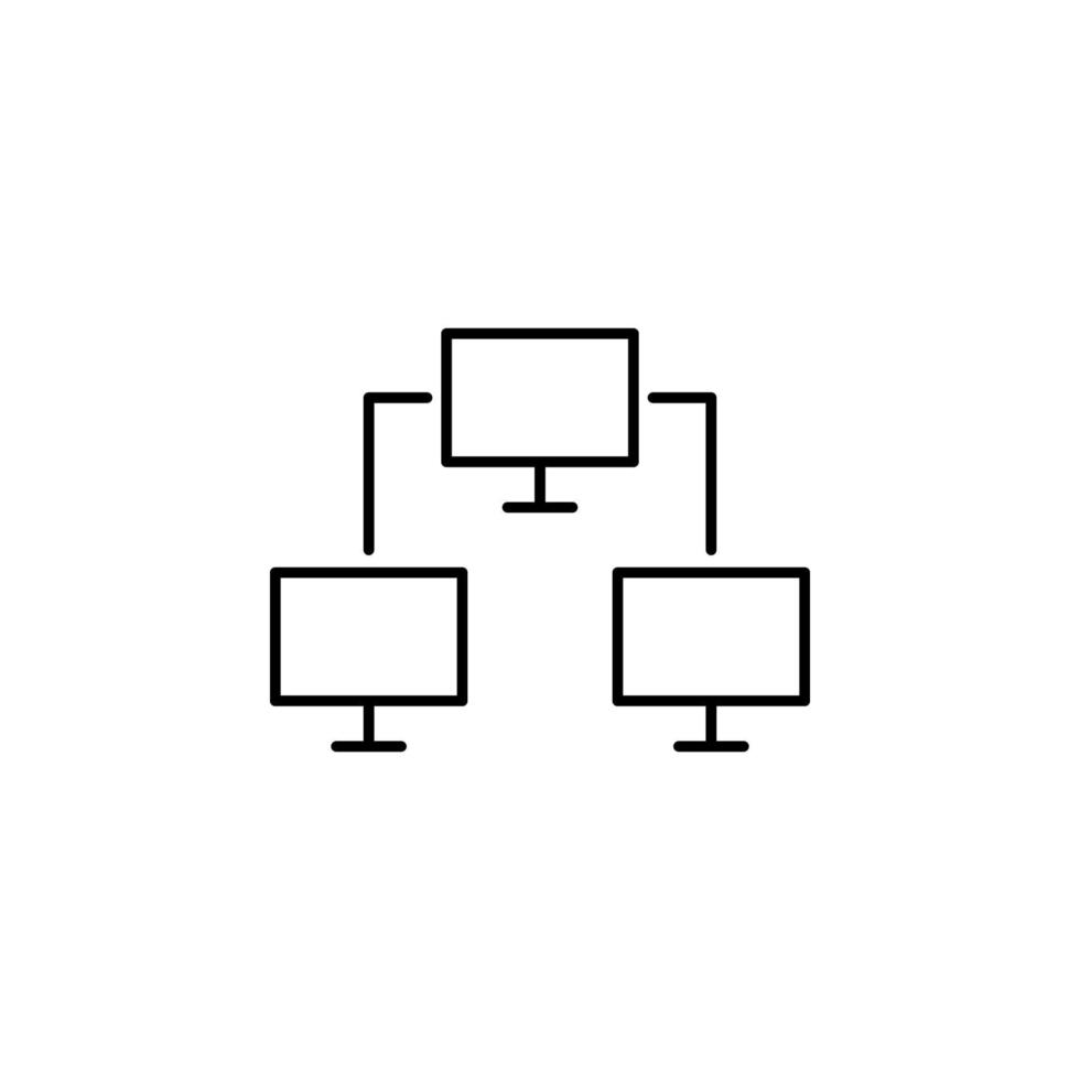 computer network vector icon