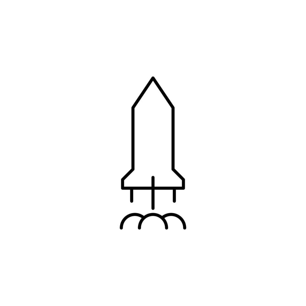 rocket vector icon