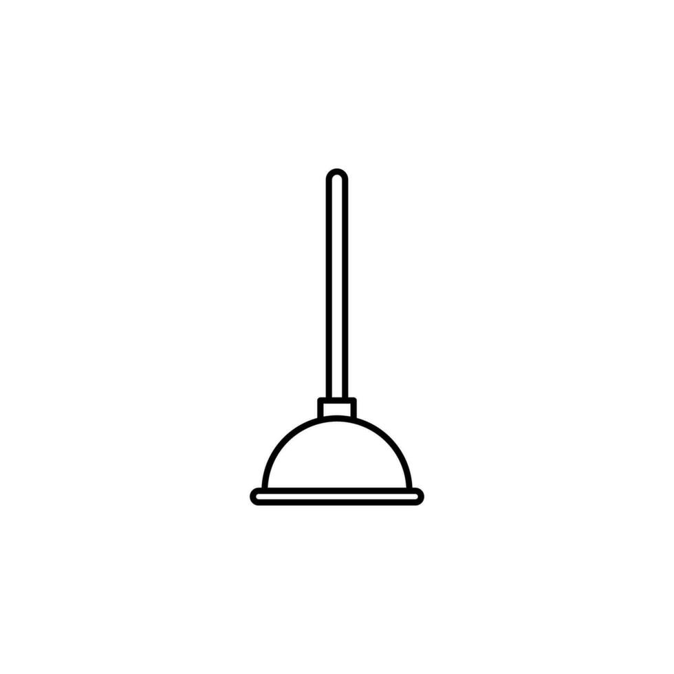 plunger vector icon