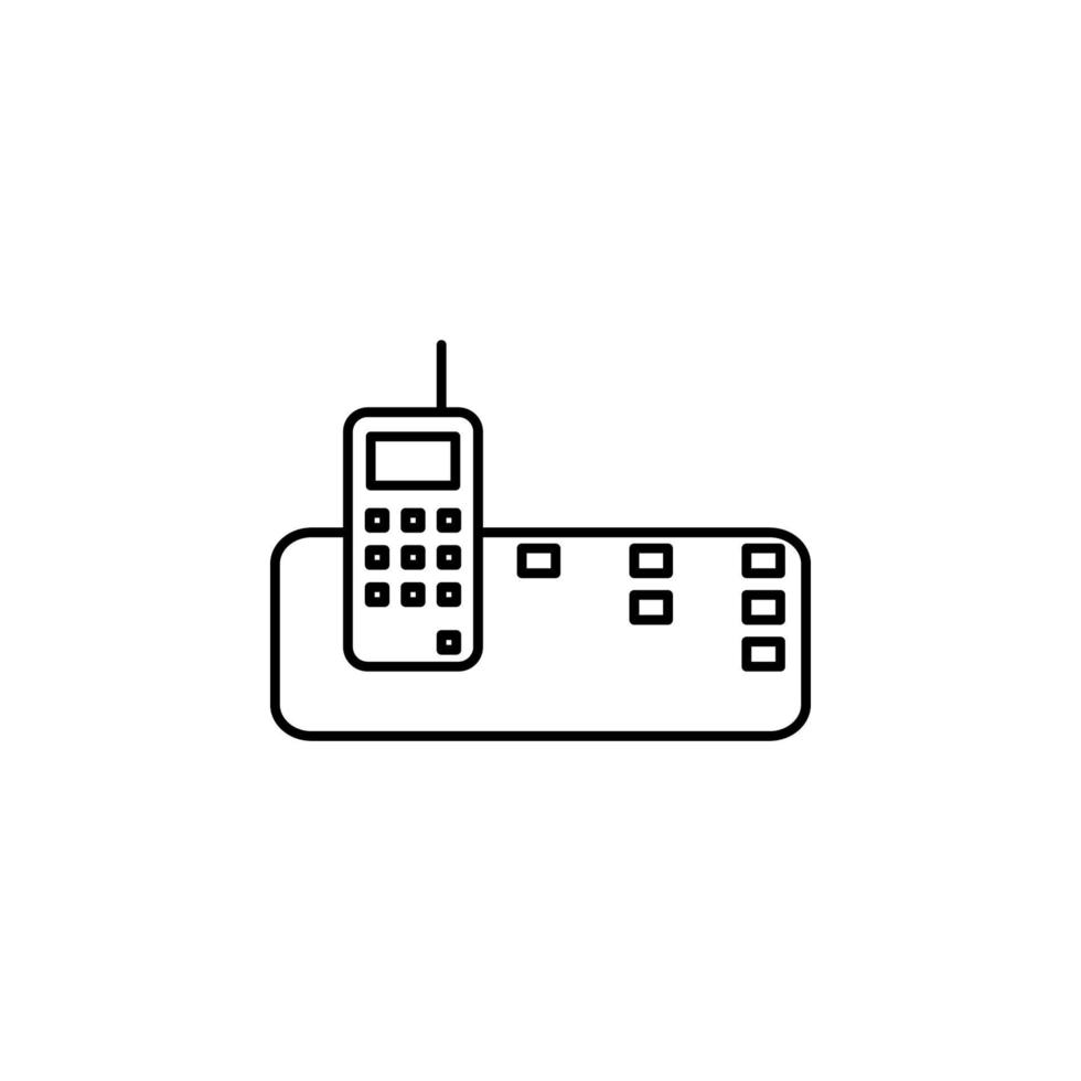 radio telephone vector icon