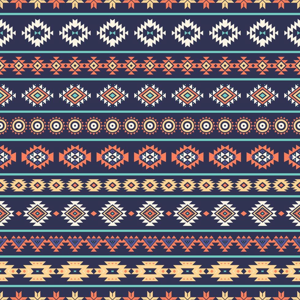 Tribal geometric seamless pattern. vector